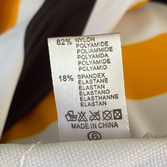 Striped One Piece Bathing Suit. NWOT - Picture 12 of 12